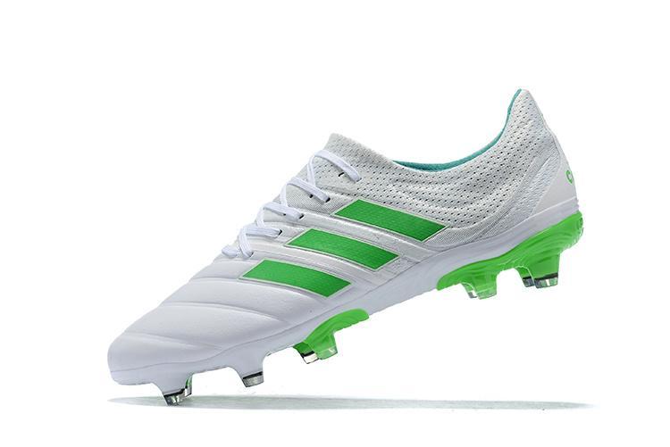 New Adidas Copa 19 + FG Exhibit Soccer Cleats Shoes Bright Green White