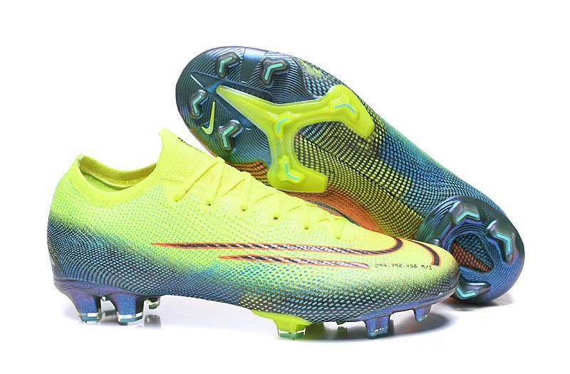 Nike Mercurial Vapor 13 Elite CR7 FG Dream Speed 002 Flyknit 360 Soccers Cleats Shoes Green