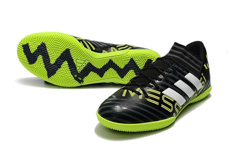 New Adidas Nemeziz Series TF Soccer Cleats Shoes Black Green White