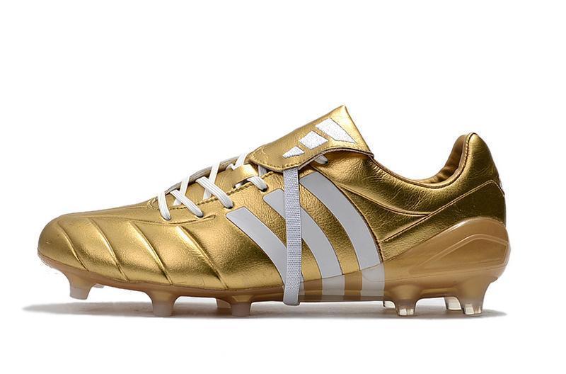 New Adidas Predator Mania Champagne FG Soccer Cleats Shoes Gold White