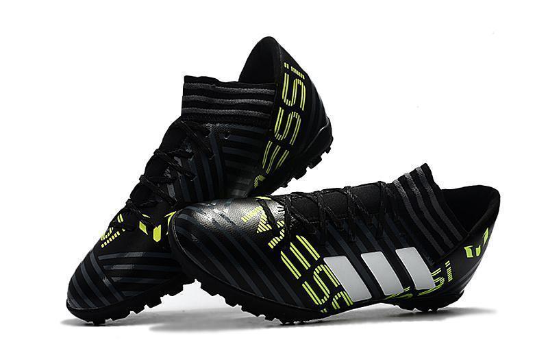 New Adidas Nemeziz Series TF Soccer Cleats Shoes Black Gray Lime White