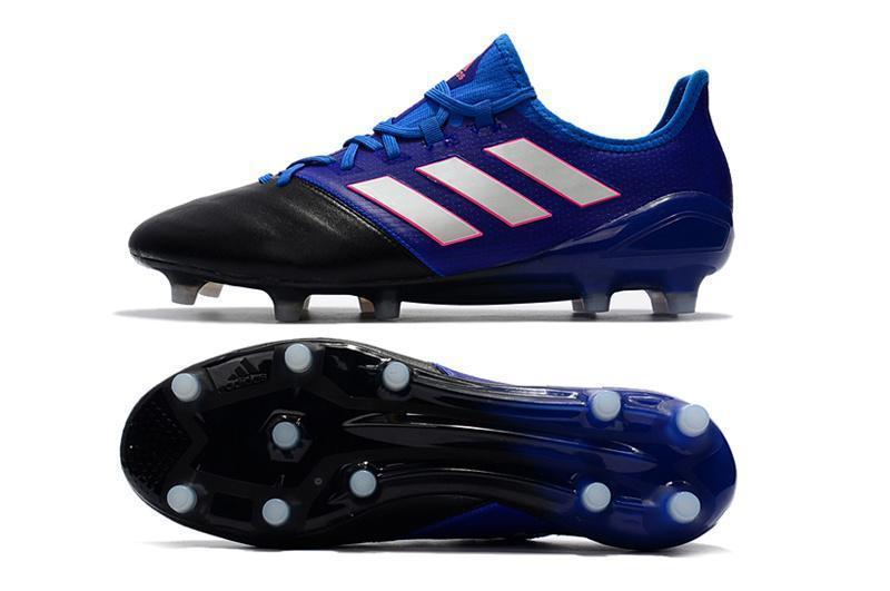 Adidas ACE Series FG Soccer Cleats Shoes Blue Black White