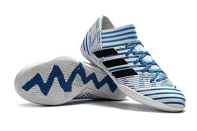 New Adidas Nemeziz Series TF Soccer Cleats Shoes Blue White Black