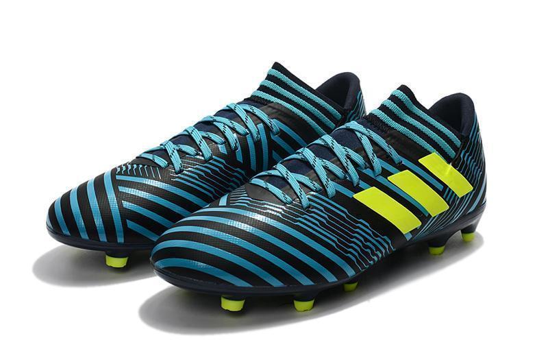 New Adidas Nemeziz Messi FG Soccer Cleats Shoes Blue Black Green