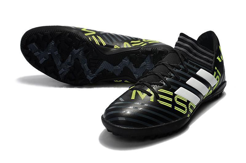 New Adidas Nemeziz Series TF Soccer Cleats Shoes Black Gray Lime White