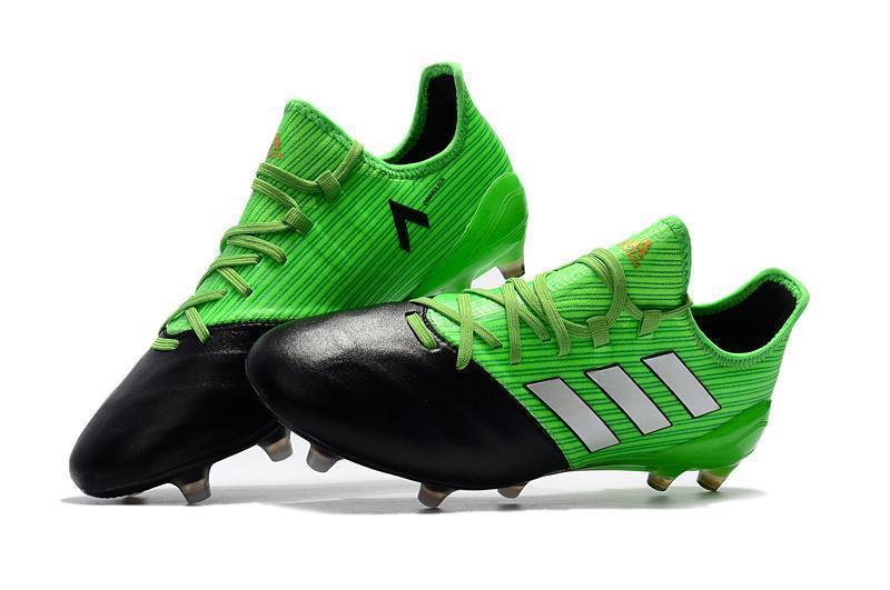 Adidas ACE Series FG Soccer Cleats Shoes Green Black White