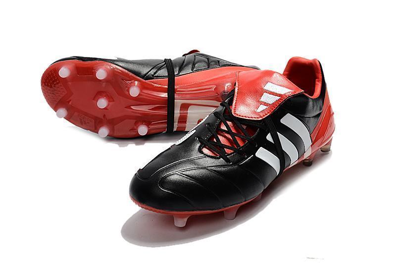 New Adidas Predator Mania Champagne FG Soccer Cleats Shoes Black Red White