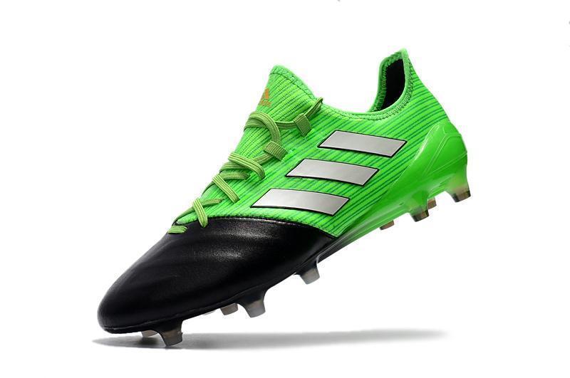 Adidas ACE Series FG Soccer Cleats Shoes Green Black White