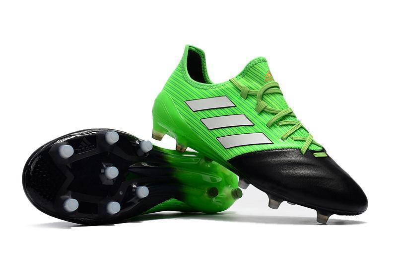 Adidas ACE Series FG Soccer Cleats Shoes Green Black White