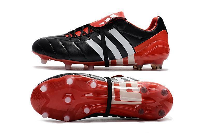 New Adidas Predator Mania Champagne FG Soccer Cleats Shoes Black Red White