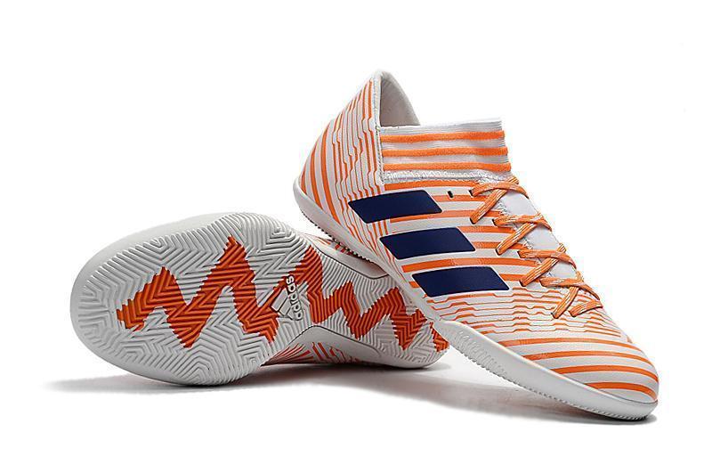 New Adidas Nemeziz Series TF Soccer Cleats Shoes Orange White Blue