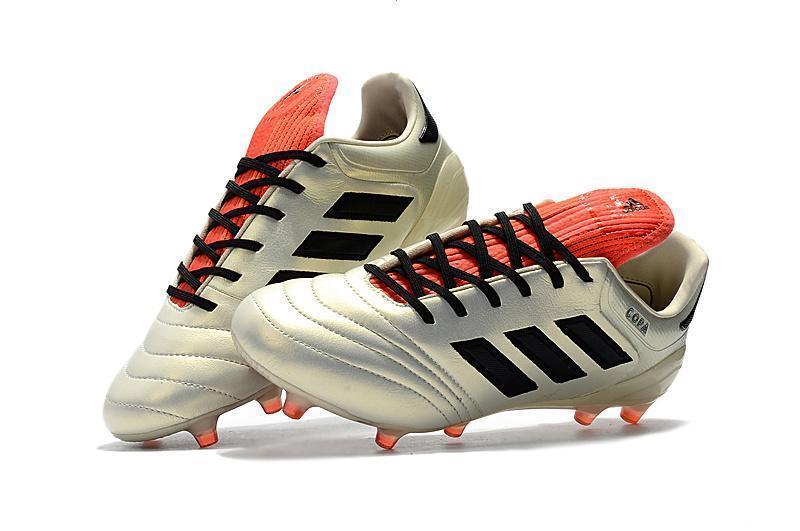 Adidas Copa 17.1 FG Soccer Cleats Shoes White Black Orange