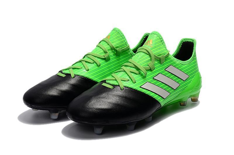 Adidas ACE Series FG Soccer Cleats Shoes Green Black White