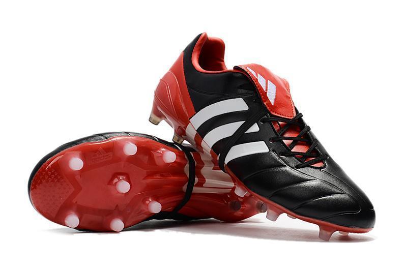 New Adidas Predator Mania Champagne FG Soccer Cleats Shoes Black Red White