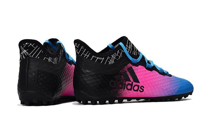 New Adidas Weave TANGO Series TF Small Grass Spike Soccer Cleats Shoes Blue Pink Black