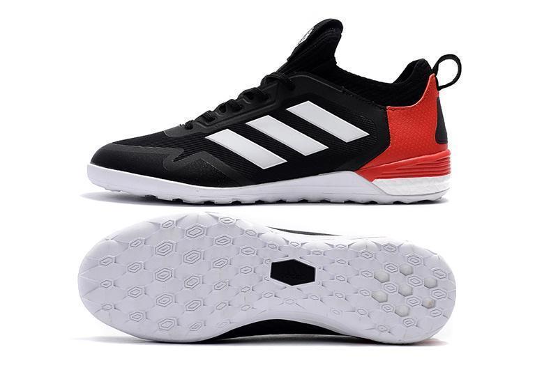 Adidas ACE TF Soccer Cleats Shoes Black Red White