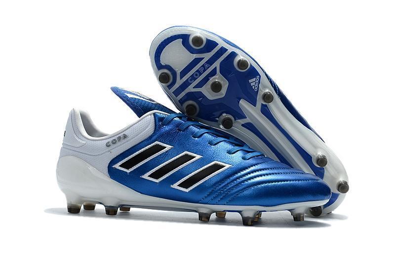 Adidas Copa 17.1 FG Soccer Cleats Shoes Blue Black White