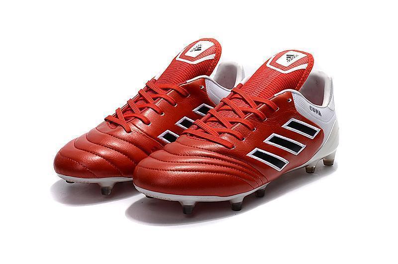 Adidas Copa 17.1 FG Soccer Cleats Shoes Red Black White