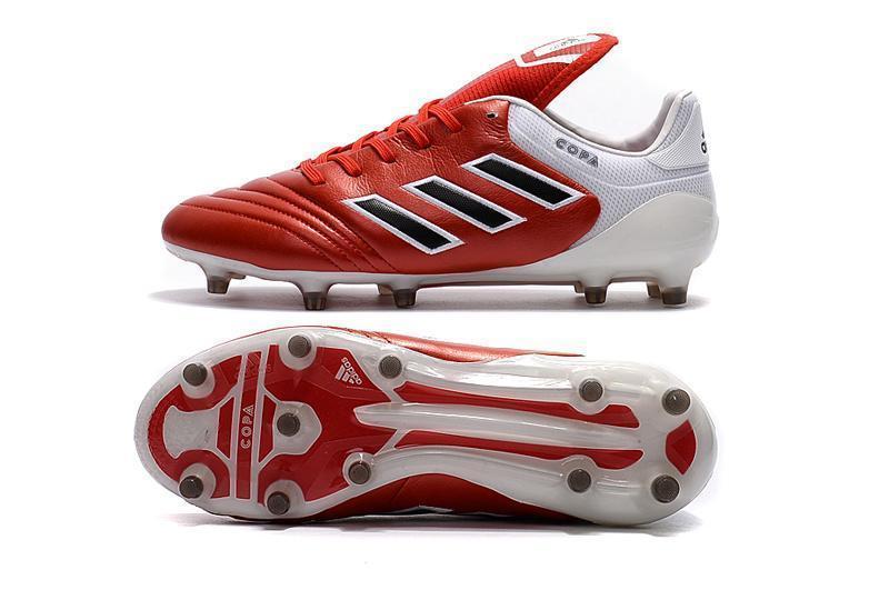 Adidas Copa 17.1 FG Soccer Cleats Shoes Red Black White