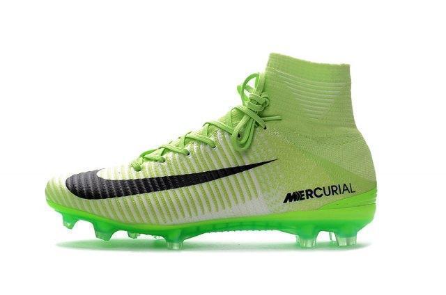 Nike Mercurial Superfly V FG Soccer Cleats Fluorescent Green Black