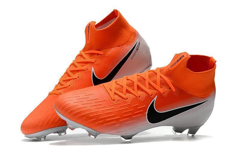 NIKE Mercurial Superfly VI 360 Elite FG Silver Orange