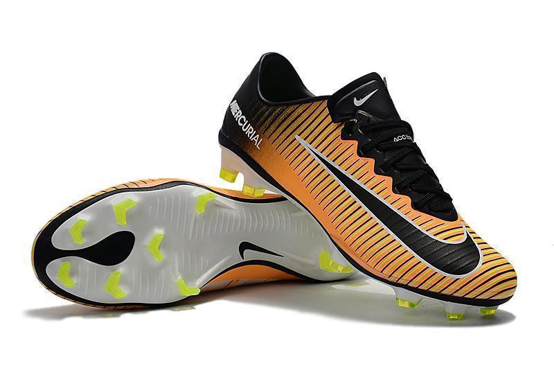 Nike Mercurial Vapor XI FG Soccer Cleats Yellow Black