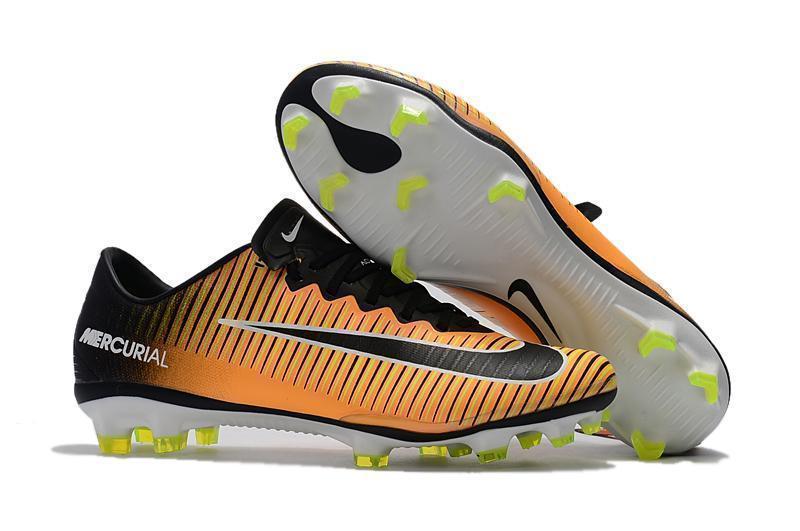 Nike Mercurial Vapor XI FG Soccer Cleats Yellow Black