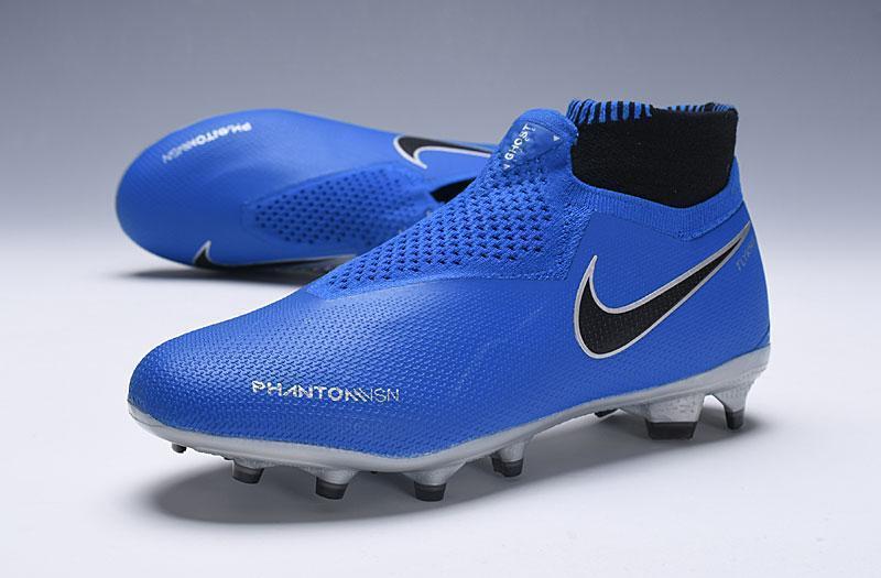 Nike Phantom Vision Elite DF FG Blue Silver Black