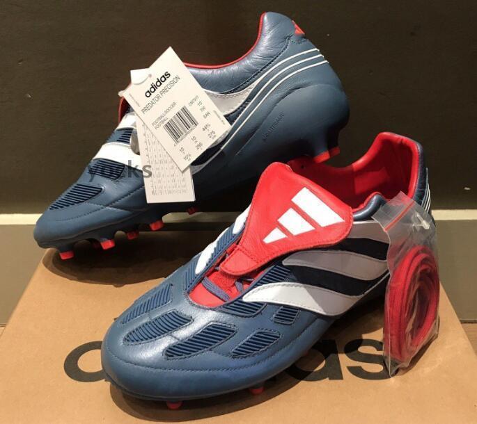 New Adidas Predator FG Soccer Cleats Shoes Blue Red White