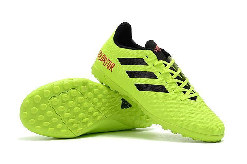 New Adidas Predator TF Soccer Cleats Shoes Green Black Orange