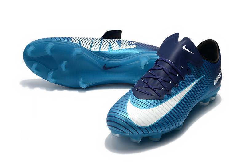 Nike Mercurial Vapor XI FG Soccer Cleats Ice Blue White Black