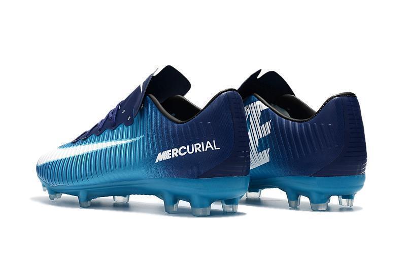 Nike Mercurial Vapor XI FG Soccer Cleats Ice Blue White Black