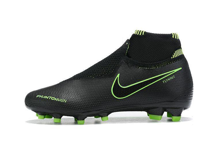 Nike Phantom Vision Elite DF FG Black Green Lining