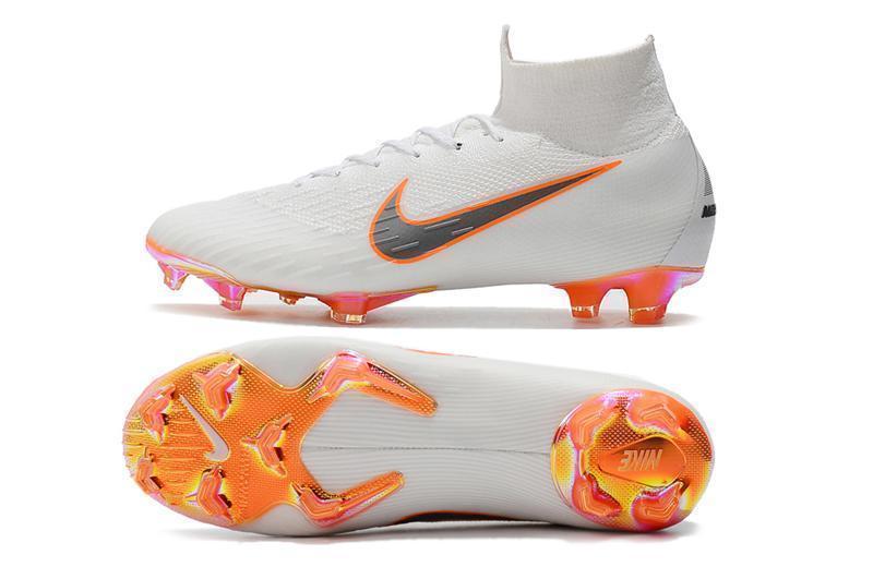 NIKE Mercurial Superfly VI 360 Elite FG White Orange