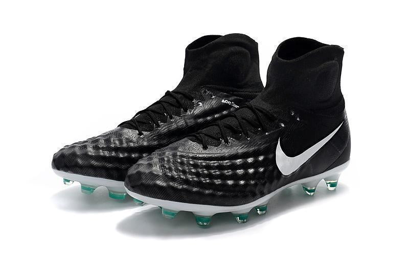 New Nike Magista obra II FG Soccer Cleats Shoes Black White