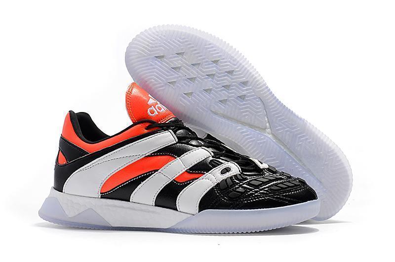 New Adidas Predator Accelerator TF Soccer Cleats Shoes Black White Red