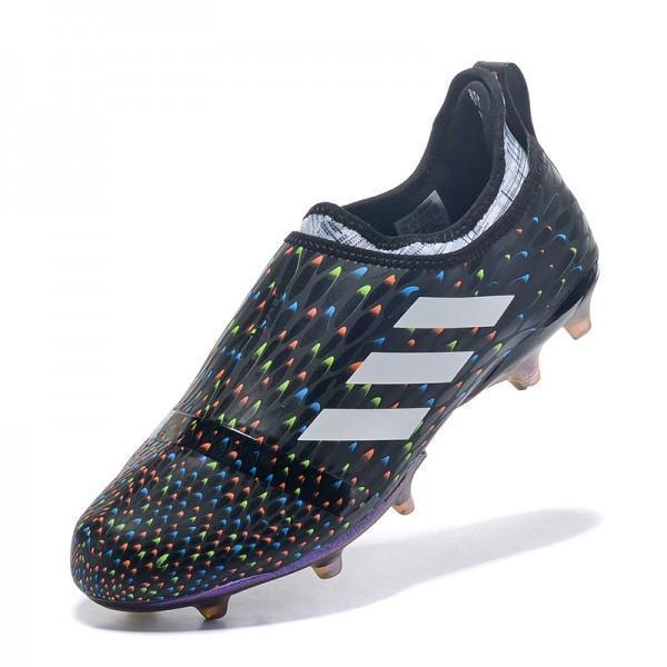 New Adidas Glitch Skin 17 FG Soccer Cleats Shoes Core Black Solar Red White