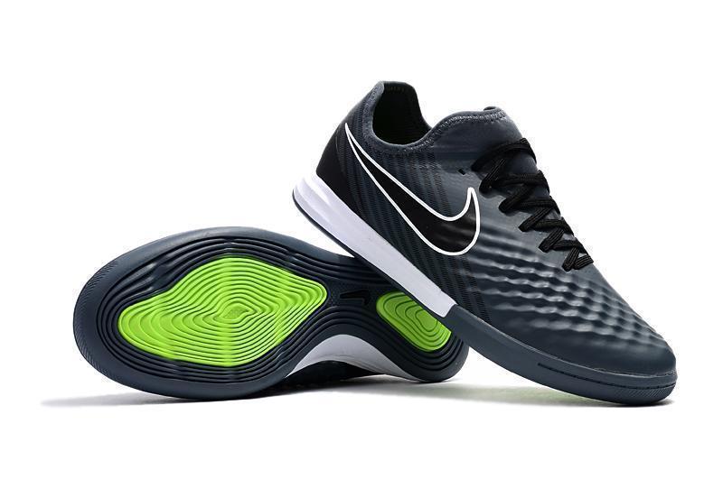 New Nike MagistaX Finale II IC Soccer Cleats Shoes Black Green