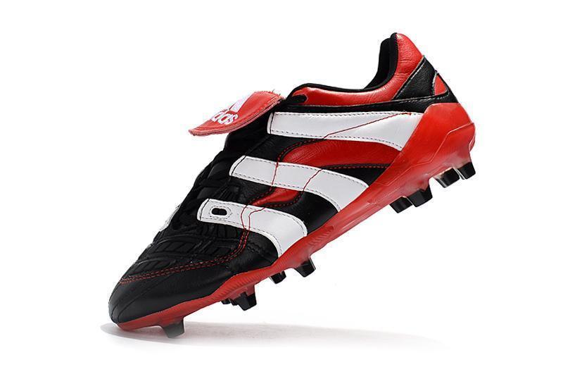 New Adidas Predator Accelerator FG Electricity Soccer Cleats Shoes Black Red White