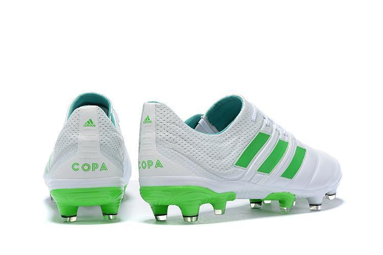 Adidas Copa 19.1 FG Soccer Cleats Shoes White Green