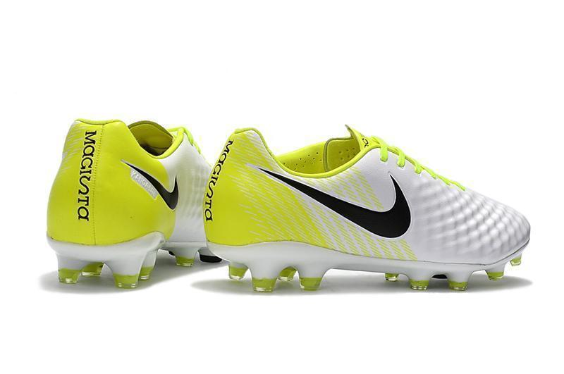 New Nike Magista Obra II FG Soccer Cleats Shoes Yellow White