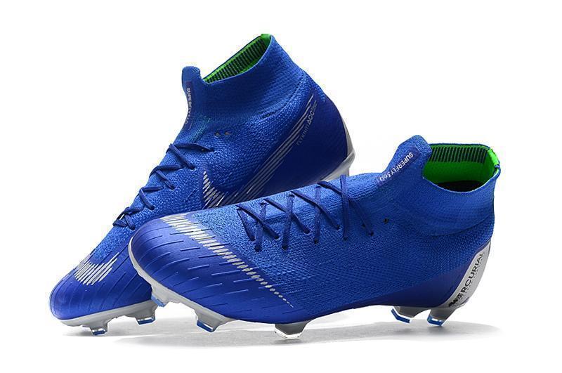 NIKE Mercurial Superfly VI 360 Elite FG Blue Silver