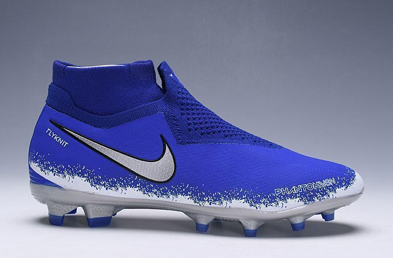 Nike Phantom Vision Elite DF FG Blue Silver