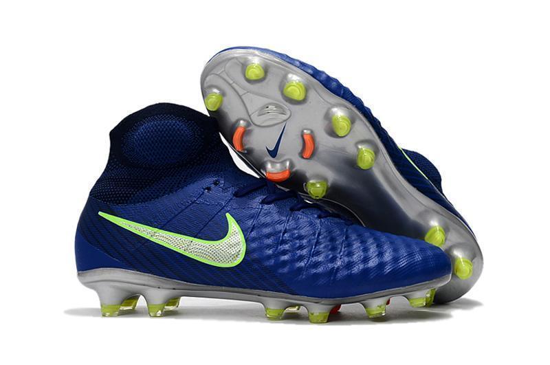 New Nike Magista Obra II FG Soccer Cleats Shoes Blue White