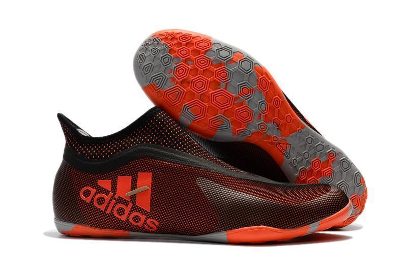 New Adidas Tango IC Flat Soccer Cleats Shoes Red Orange Black