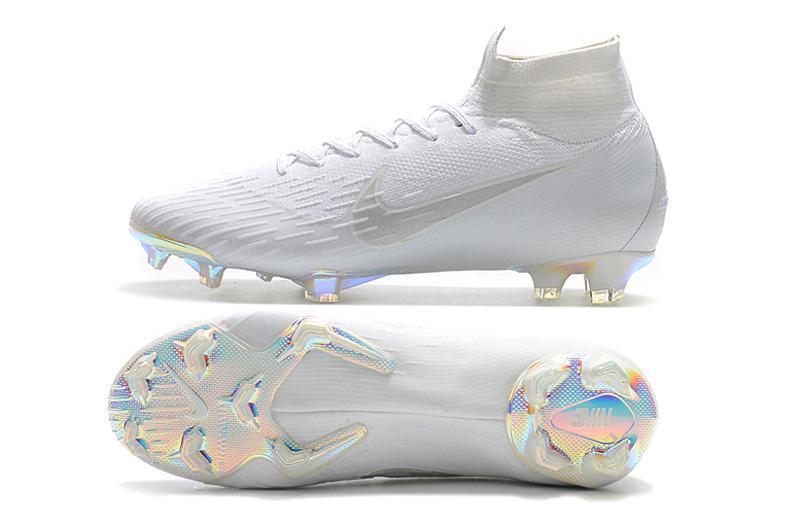 NIKE Mercurial Superfly VI 360 Elite Neymar FG White High Cut