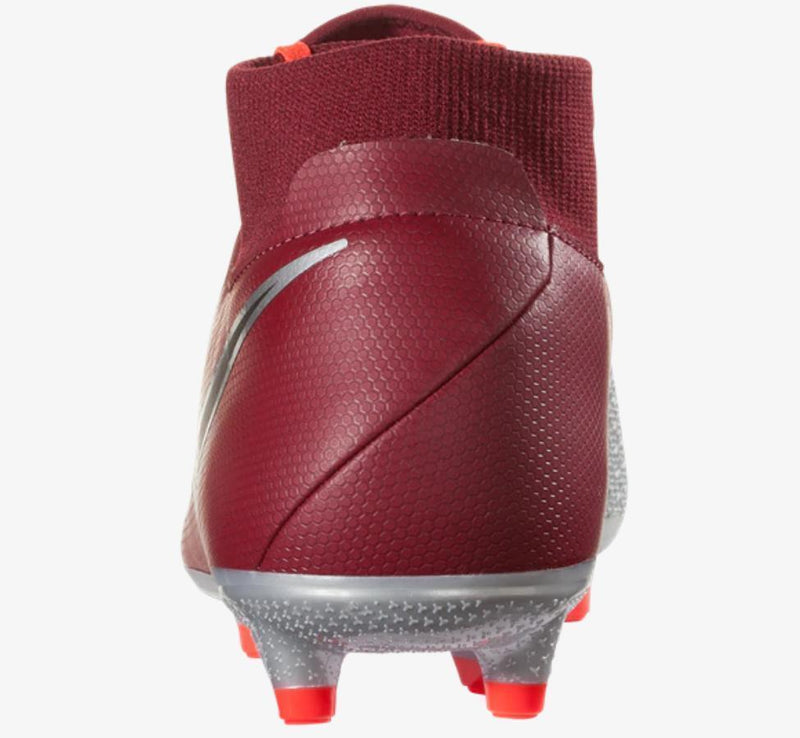 Nike Phantom Vision Elite DF FG Soccer Cleats Maroon Silver Black