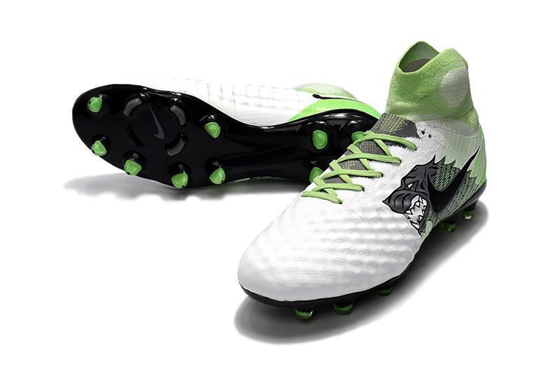 New Nike Magista Obra II FG Soccer Cleats Shoes White Green