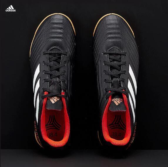 New Adidas Predator Tango 18.4 TF Soccer Cleats Shoes Black White Orange