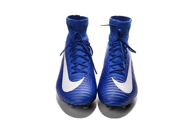 Nike Mercurial Superfly V AG Soccer Cleats Blue White